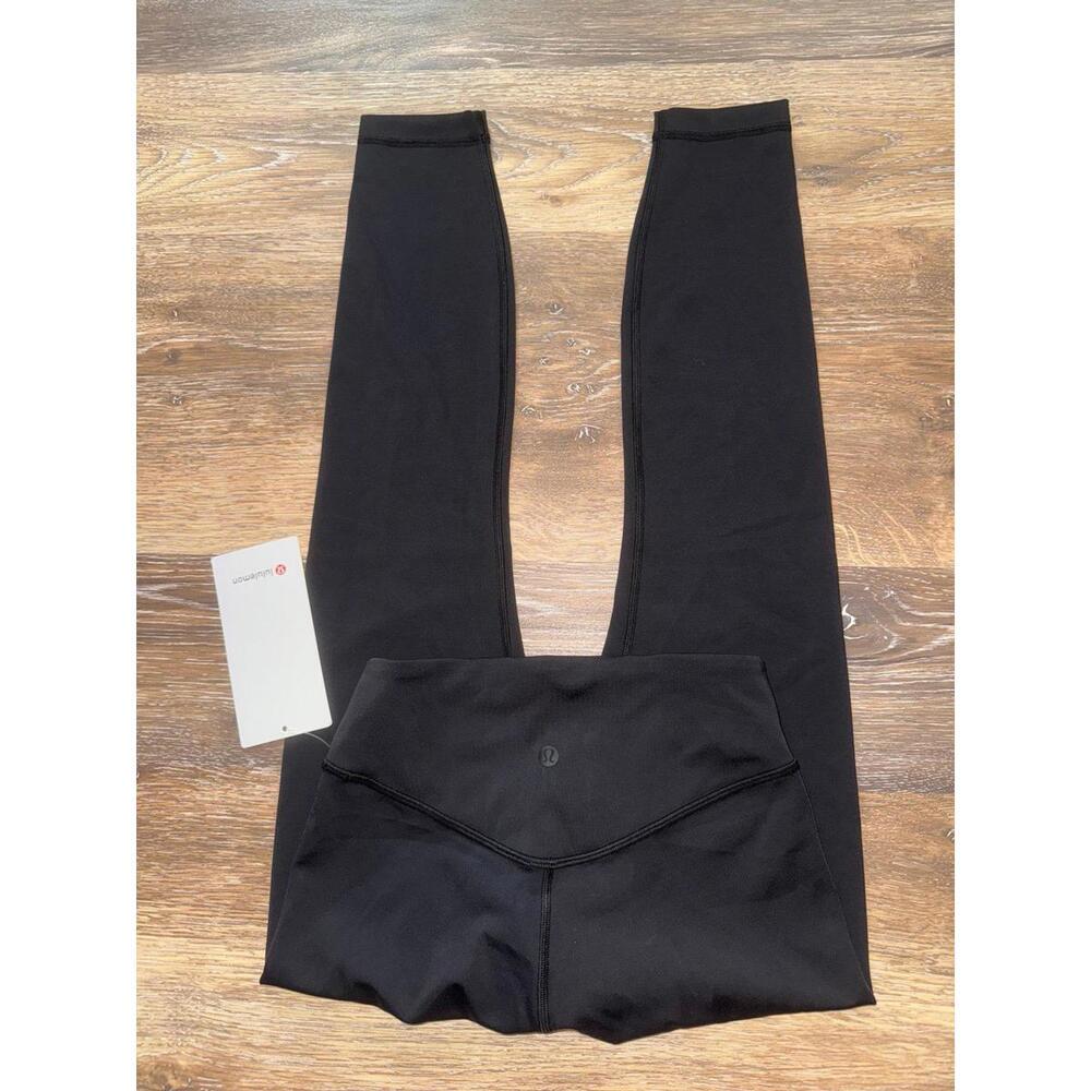Lululemon Wunder Under SmoothCover High Rise 25” Black Size 4 NWT